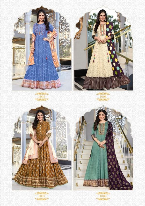 Kajal Fashion Hirva 1 Designer Festive Wear Long Kurti With Dupatta